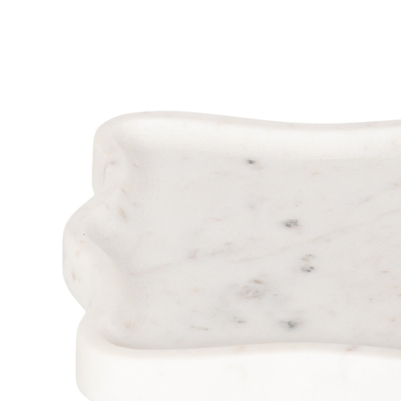 Ensemble de planches à fromage avec ustensiles 4 pièces Waylock, Blanc / Doré, Pierre