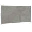 Auvent rétractable latéral 71 po x 138 po, écran Upf50 + avec impression, gris, eau, pouvant être installé sur des structures en ciment, créant un espace extérieur privé de 71 po de hauteur par 138 profondeur semi-transparent