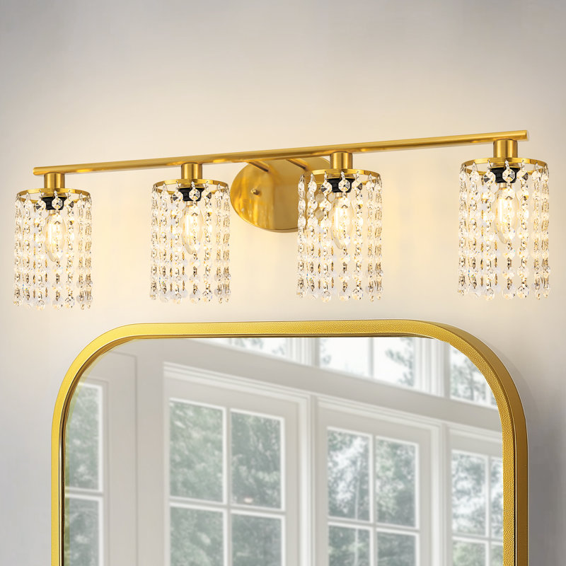 Luminaires de salle de bain Ayushma, Or, 4