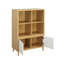 Bibliothèque à 2 tablettes avec portes Wonder