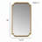 Rounded Rectangle Fluted Wall Mirror