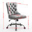 Chaise de bureau en velours rose Arwen-121074560