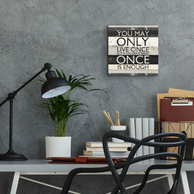 Art mural en verre Zephyr Quote 1 'par Mike Schick