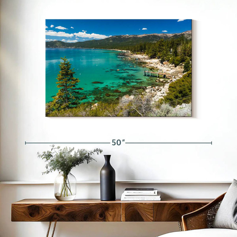 Plage cachée d'Alvord Lake Tahoe, H 26 po x l 39 po