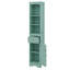 Armoire de salle de bain 66,9 po de hauteur, armoire de rangement autoportante avec tiroir, panneau de fibres à densité moyenne, tablette réglable-1021840100