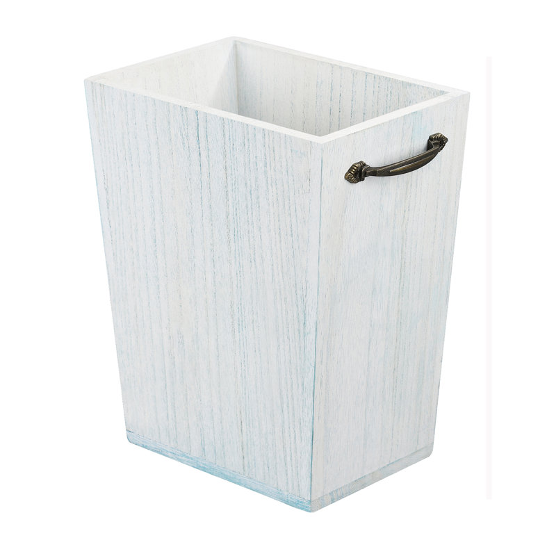Panier à déchets 1,5 gallon, Bleu / blanc