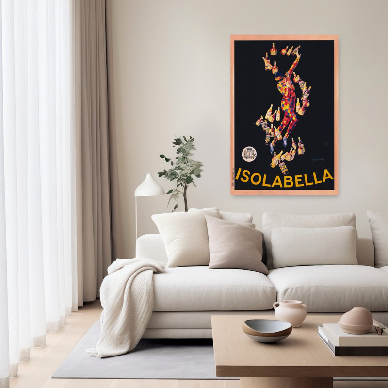 «Islabella», impression d'art rétro classique rétro, H 60 po x l 40 po