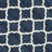 Carolene Hand Tufted Wool/Cotton/Latex Geometric Rug in Blue/Ivory-411302285