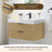 Noren 36" Wall-mounted Single Bathroom Vanity with White Artificial Drop-in Sink without Mirror