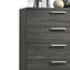 Commode en chêne gris Lantha