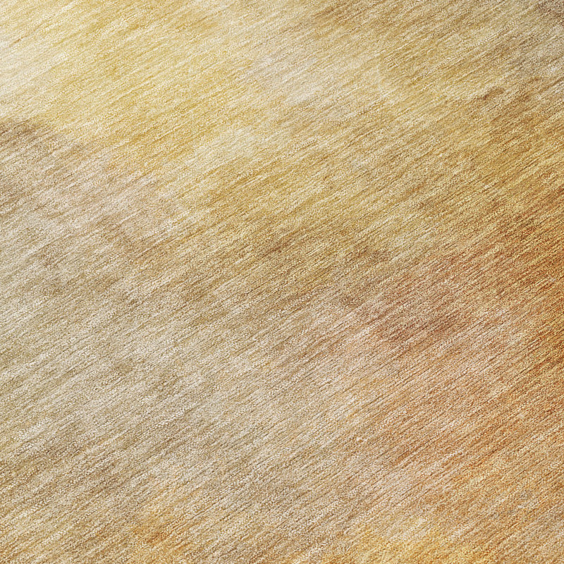 Machine Washable Indoor/Outdoor Chantille ACN2883 Abstract Rug, Wheat, 10' x 14'