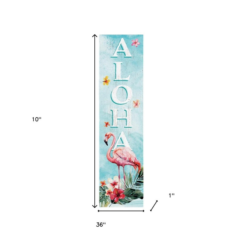 Enseigne de porche 36 "Aloha