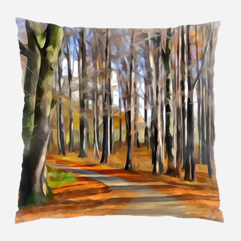 Housse et insert de coussin carré Dessie, Microsuède, Intérieur
