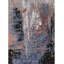 Tapis bleu / noir / gris à motif abstrait Bruceville-513802453