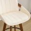 Tabouret de bar et de comptoir pivotant en cuir Modern-2029604397-2029604393