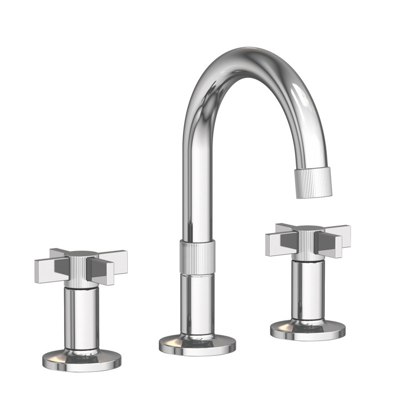 Pardees Widespread Lavatory Faucet, Polished Chrome