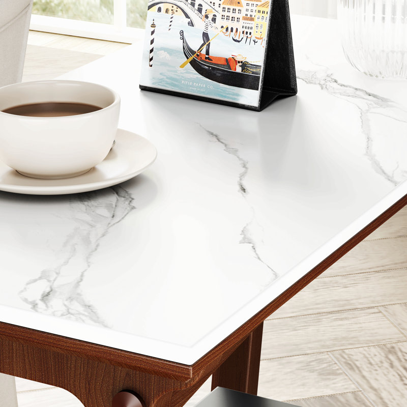 Table d'appoint rétro en ardoise rétro brun rougeâtre avec tablette de rangement, petite table de bout pour le salon, petite maison de ferme, table de chevet