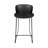     Pangea Home Cal Lucillie 29.5" Bar Stool - Modern Bar Stools – Mid-Century Modern Bar Stool with Footrest - Monochromatic - Kitchen, Dining, Bar Room - Set of 2 Black Bar Stools-559458267