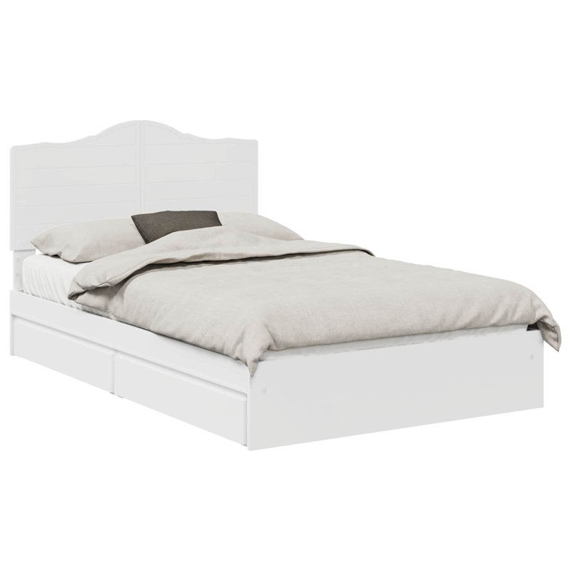 Bed, Small Double (4'), White