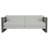 Madura 85.5" Wide Outdoor Teak Patio Sofa with Cushions
