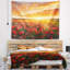 Abstrait magnifique coquelicot au coucher du soleil-28496895