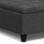 Grande table basse avec repose-pieds Harrison