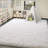 Shag Rug Soft Fluffy Cream White Indoor Area Rug for Living Room Bedroom Nursery Kids Room-835077179-805677179