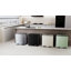 60L Compartment Bins Step On Multi-Compartment Rubbish & Recycling Bin-119335866