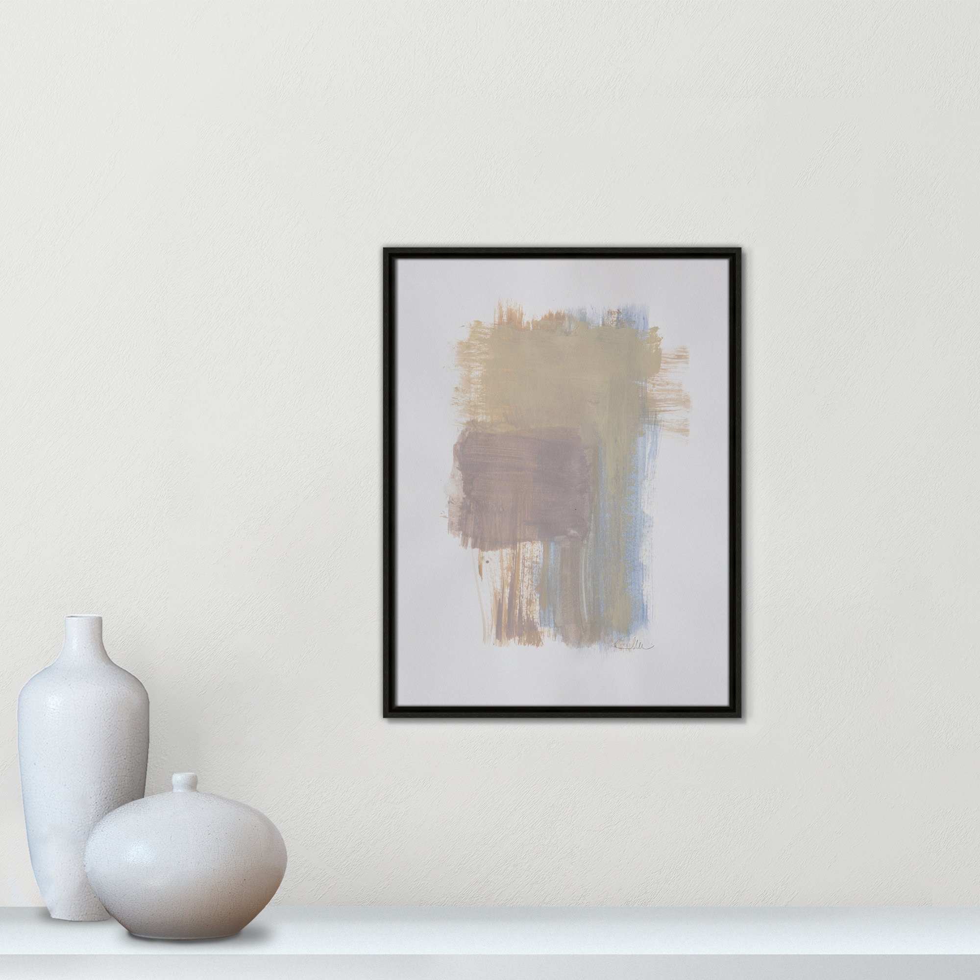 Powder Room Collection Powder Room Wash I Framed On Canvas by Filippo Ioco For  Print, 25.5" H x 19.5" W x 2" D