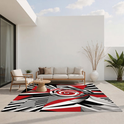 Tapis intérieur et extérieur Ember Sphere