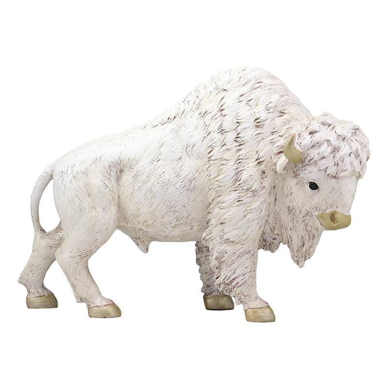 Applewhite Figurines & Sculptures, White, 6.75" H x 8.75" W x 4.25" D