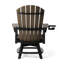 Chaise pivotante Featherstone Adirondack, noire-130678690
