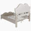 Ensemble de chambre avec grand lit 4 pièces Evangeline-431154356-431154359