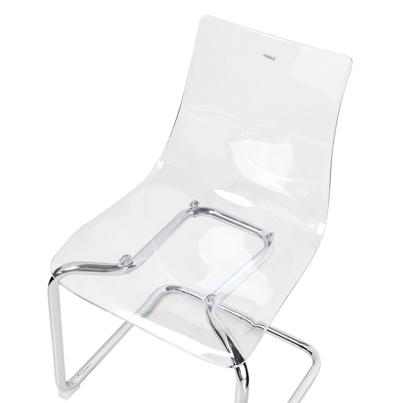 42cm H Side Chair, Clear