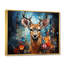Art mural sur toile, "Deer Graceful Fawn Collage II"-68120082-68120093