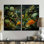 Sons de la jungle I - impressions d'art tropical sur toile