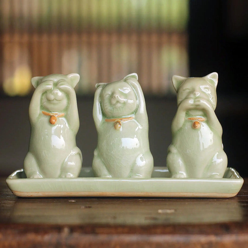 Rami Handmade Ceramic / Porcelain Figurine / Sculpture Decorative Object