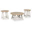 Ensemble de 3 tables Fawndell