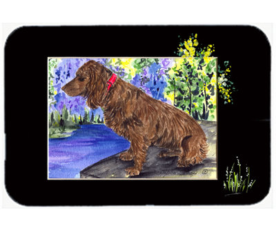 Caroline's Treasures Boykin Spaniel Glass Cutting Board