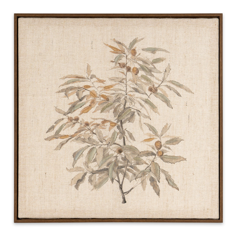 Botanical Whisper II, toile peinte à la main