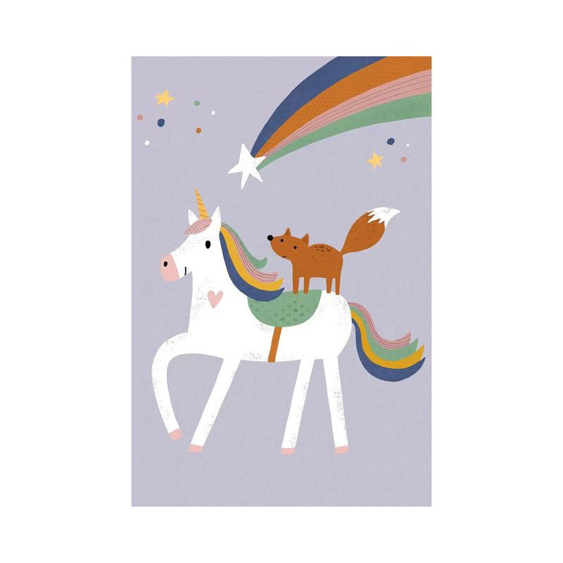 Baby Animal Menagerie IV by Nina Seven - Wrapped Canvas Painting, 20.32 cm H x 30.48 cm W