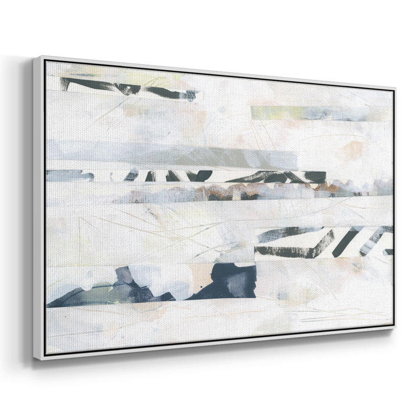 Motif camouflage I - imprimé, H 27 po x l 41 po x P 2 po, Toile avec cadre blanc, Pas de tapis