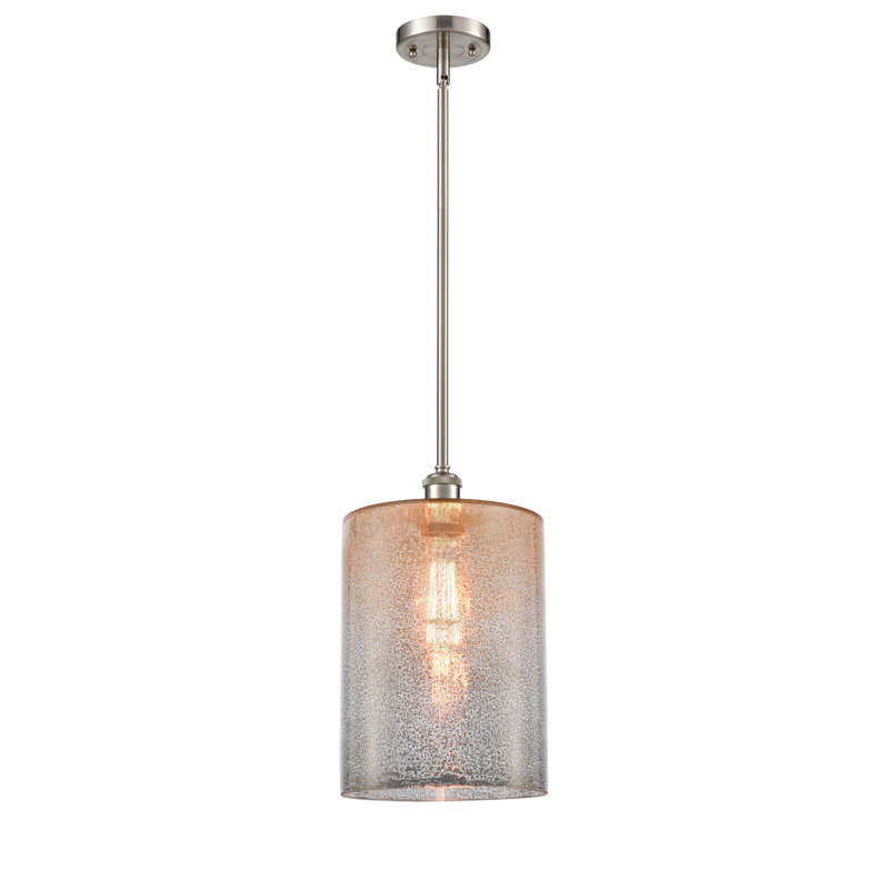 Leilani 1 - Light Single Pendant, No Bulb Included, Mercury, Brushed Satin Nickel