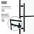Elan 56-60" W x 66" H Sliding Frameless Tub Door with 3/8" Striped Clear Glass