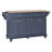 Kitchen Island With Rubber Wood Countertop-474447911