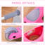 Scooters pour enfants combinant rangement et PP rose et métal avec scooter pour enfants 3 en 1 rose chaud et combinant 22 x 9,5 x 30