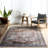 Franciskus SplashGuard Geometric Machine Washable Area Rug-1990464496
