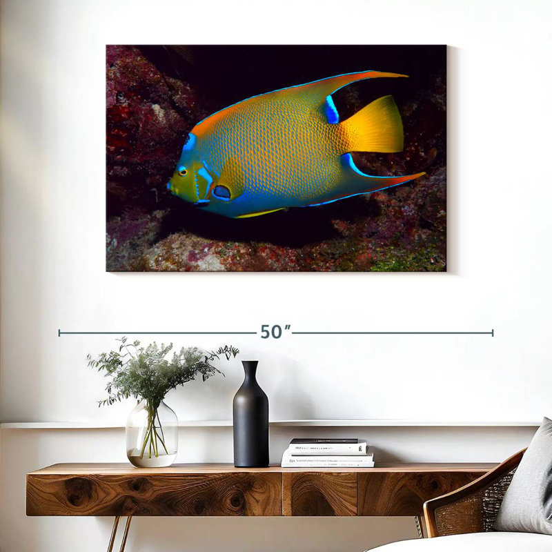 Grand poisson-ange Brampt, H 26 po x l 39 po