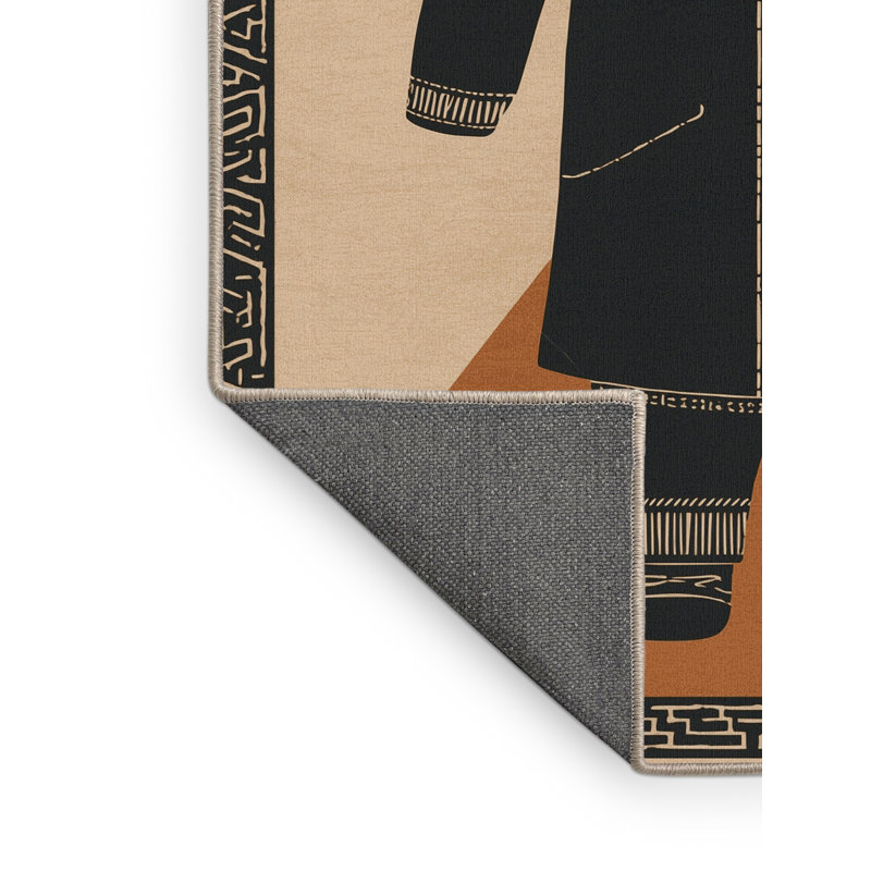 Tapis traditionnel doux et moelleux au look rétro Boyds, 3 X 5
