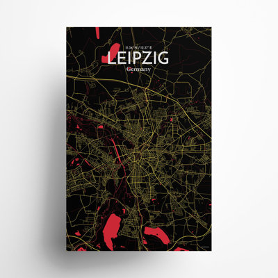 Art graphique de la carte de la ville